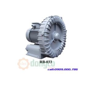 Máy thổi khí RB-035 Công suất 3.7kW lưu lượng 5m3/min điện áp 3Ø 380VAC