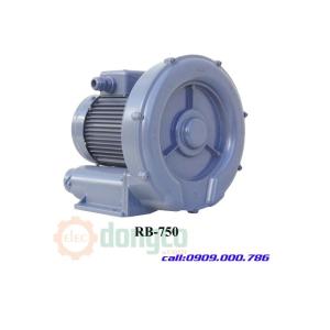Máy thổi khí RB-750 Công suất 0.74kW lưu lượng 2m3/min điện áp 3Ø 380VAC